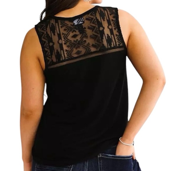 NWT XSmall Daytrip Tie Front Tank Top - Picture 2 of 3